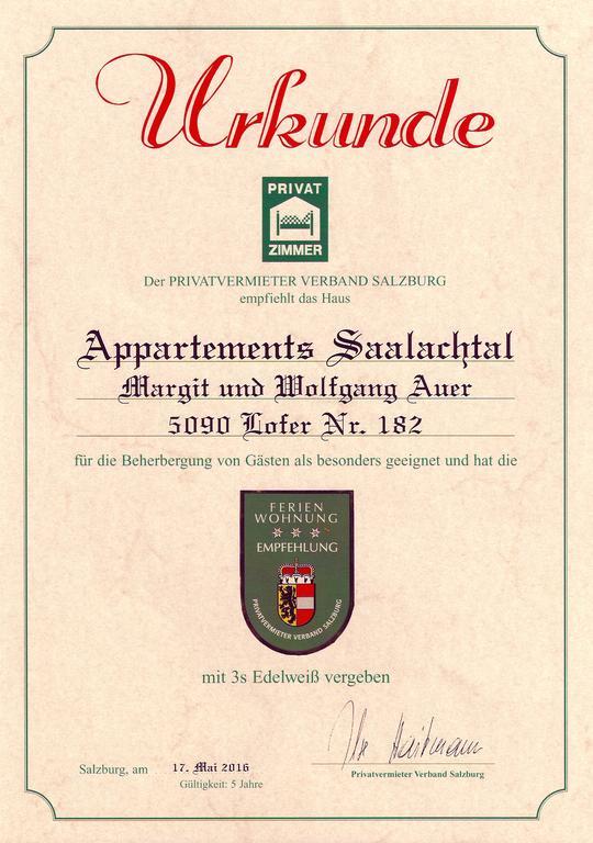 Apartment Saalachtal Lofer